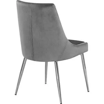Meridian Karina Modern Velvet Dining Chairs Set of 2