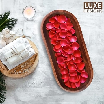 Handmade Wooden Dough Bowl for Elegant Home Decor