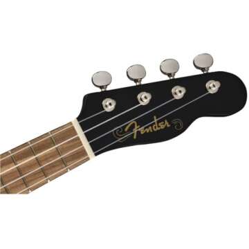 Fender Venice Soprano Ukulele, Black