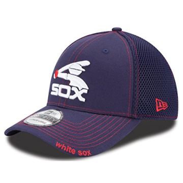 MLB Chicago White Sox NEO 39Thirty Stretch Fit Cap, Black, Small