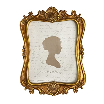 AELS 8x10 Inch Vintage Picture Frame, Elegant Antique Photo Frames with Glass Front, Photo Display, ...