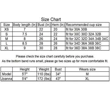 GITYEE Sports Bras for Women, Adjustable Straps Racerback Padded Workout Gym Yoga Bra Tops, 3 Pack (Small, Black/Black/Black)