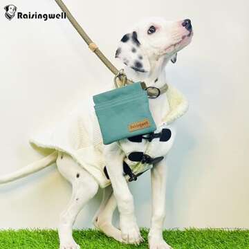 Raisingwell Dog Treat Pouch - Stylish Pet Training Bag