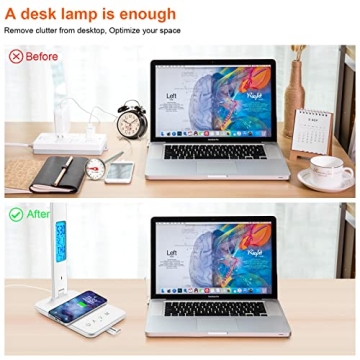 Snsok Desk Lamp & Wireless Charger - Stylish Design