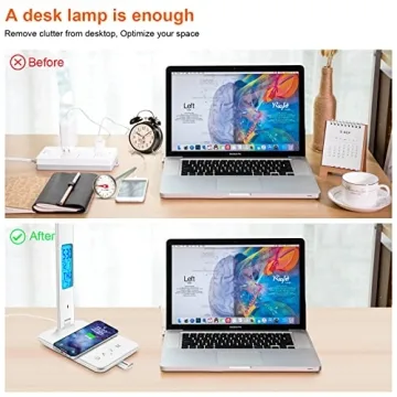 Snsok Desk Lamp & Wireless Charger - Stylish Design