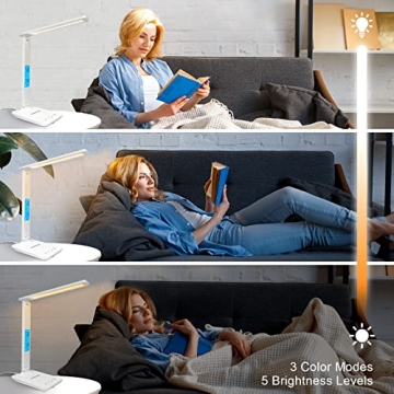 Snsok Desk Lamp & Wireless Charger - Stylish Design