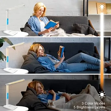 Snsok Desk Lamp & Wireless Charger - Stylish Design