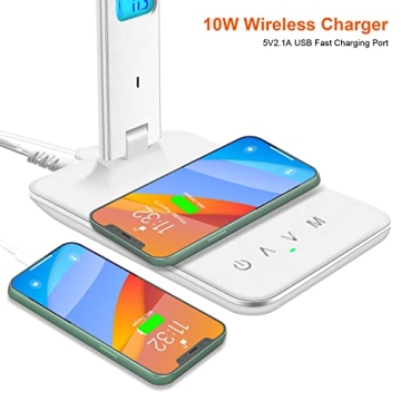 Snsok Desk Lamp & Wireless Charger - Stylish Design