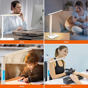 Snsok Desk Lamp & Wireless Charger - Stylish Design