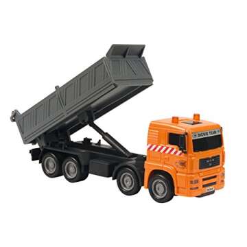 Dickie Toys 48" Mega Crane and Truck Vehicle and Playset
