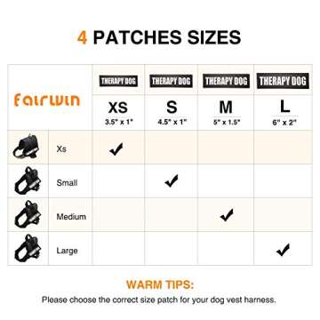 Fairwin Do Not Pet Dog Patches for Safety and Style