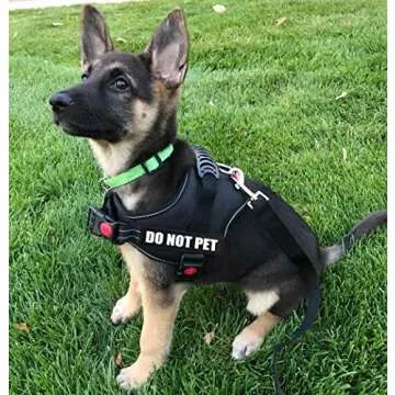 Fairwin Do Not Pet Dog Patches for Safety and Style