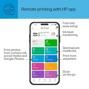 HP Smart Tank 7602 - All-in-One Printer with Ink