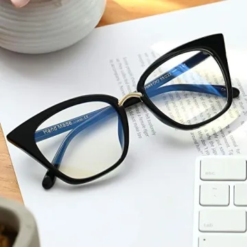 MORESHINE Cute Cateye Blue Light Blocking Glasses for Women
