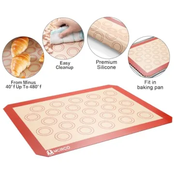 Premium Baking Sheet Set with Cooling Racks and Mats