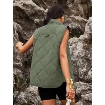 SENSERISE Womens Stylish Puffer Vest for Cool Weather
