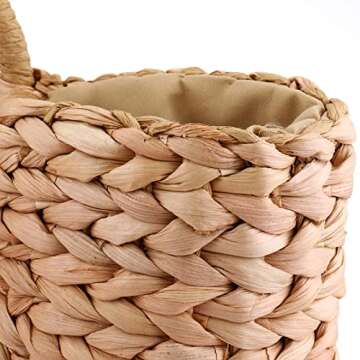 EROGUE Natural Chic Straw Bag for Stylish Summer Outings