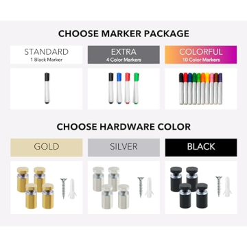 Personalized Acrylic Wall Calendar 2024 - Family Name