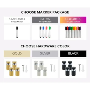 Personalized Acrylic Wall Calendar 2024 - Family Name