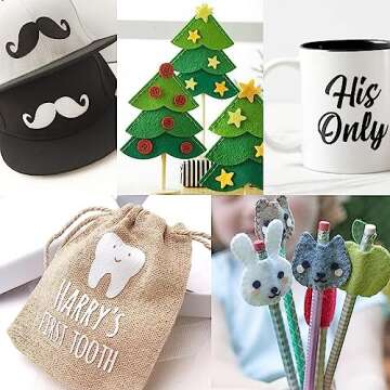 Xinart Cutting Mat for Cricut Maker/Explore Air 2/Air/One(12x12 Inch, 3 Mats) Light Adhesive Sticky Blue Quilting Cricket Cutting Mats Replacement Accessories for Cricut