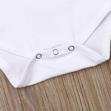 Newborn Baby GOT My Mind ON My Mommy Paws Funny Bodysuits Rompers Outfits Grey White 0-18M (Z-Z Guess What, 0-3M)