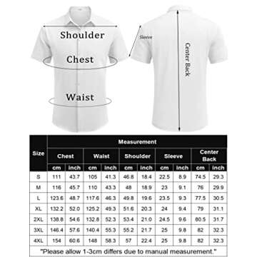 Lightweight Linen Summer Button-Up Shirt for Men