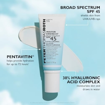 Hyaluronic Cloud Moisturizer SPF 45 - Lightweight Sunscreen