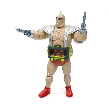 Krang with Throwback Robot Action Figure & Comic Set