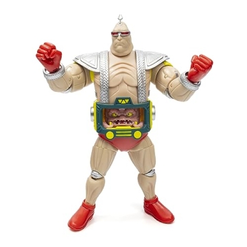 Krang with Throwback Robot Action Figure & Comic Set