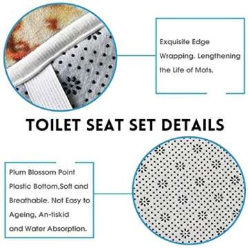 MrLYouth 4 PCS African American Bathroom Set for Home