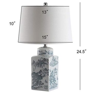 JONATHAN Y Chinoiserie LED Table Lamp for Home Decor
