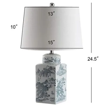 JONATHAN Y Chinoiserie LED Table Lamp for Home Decor