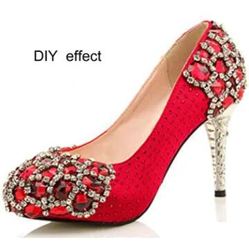 Honbay 10 Yards Rhinestone Trim for Sparkling Crafts