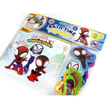 Marvel Spidey and his Amazing Friends Bath Time Books - Fun & Engaging Activity Books for Kids