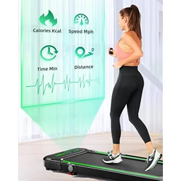 THERUN 2.5HP Compact Treadmill Under Desk Walking Pad
