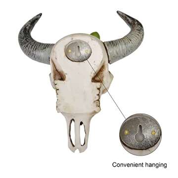 Stunning Cow Skull Wall Decor with Succulents - Boho Style