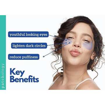 Patchology Restoring Eye Gel Patches with Retinol & Collagen - Eye Masks for Dark Circles, Puffy Eye...