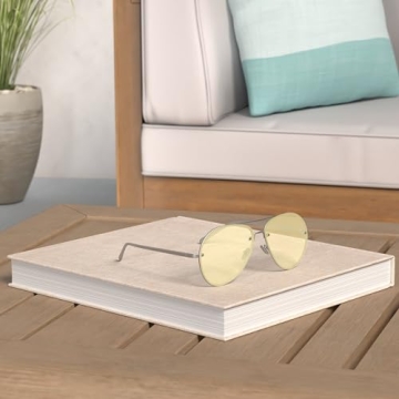 Freckles Mark Oversized Aviator Sunglasses UV400 Protection