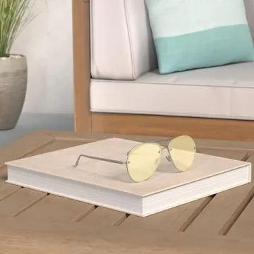 Freckles Mark Oversized Aviator Sunglasses UV400 Protection