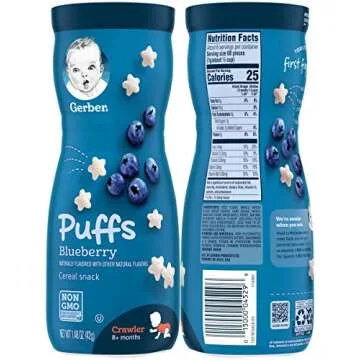 Nutritious Gerber Graduates Puffs for Kids - Pack of 4