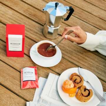 SAKARA Metabolism Super Powder, 10 Servings - Metabolism Drink Powder to Help Digestive Health & Bloating, Digestive Enzymes Supplements for Women, Gut Health Smoothie Mix with Gymnema Sylvestre