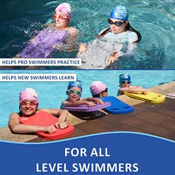 Aquapella Swimming Kickboard - Ideal Training Aid for All Ages