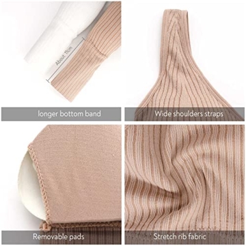 Eleplus Women's Comfy Cami Bra Set for Yoga & Lounge Wear