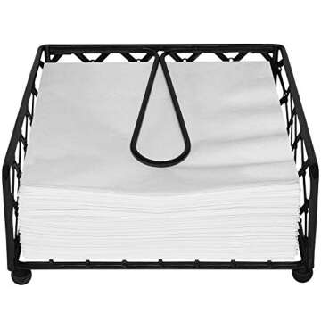 Blue Donuts Stylish Lattice Napkin Holder for Dining