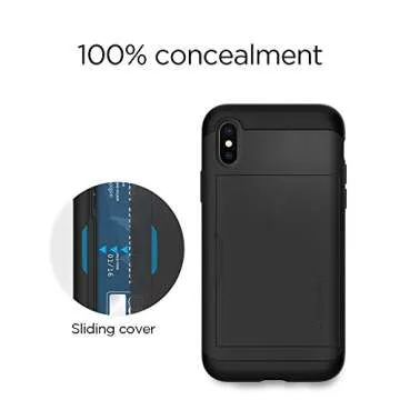 Spigen Slim Armor CS Designed for iPhone Xs Case (2018) - Black