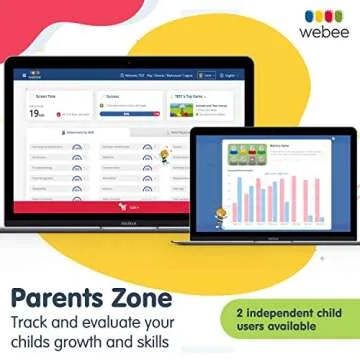 Webee Learning Game Console For 2 to 6 Year Old | 27 Games Included For Kids From Toddler Age To 6+ Year Olds, Boy Or Girl. Makes The Perfect Birthday or Christmas Gift.