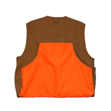 Gamehide Switchgrass Upland Field Bird Vest (Marsh Brown/Orange, Small)