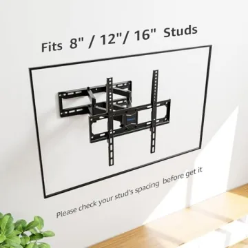 MOUNTUP Full Motion TV Wall Mount for 26-65 Inch TVs