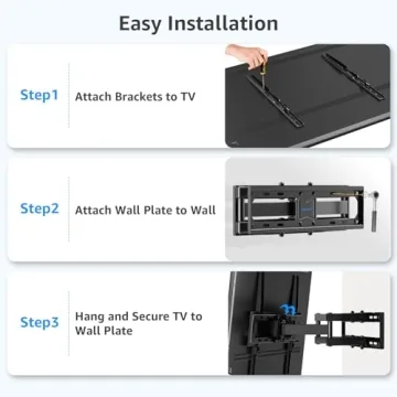 MOUNTUP Full Motion TV Wall Mount for 26-65 Inch TVs