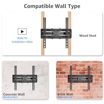 MOUNTUP Full Motion TV Wall Mount for 26-65 Inch TVs